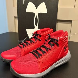NEW Under Armour 6Y 6 Torch Basketball Sneaker RED